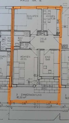 Exklusive 3-Zimmer-Erdgeschosswohnung mit Terasse und kleinem Garten in Königsbrunn