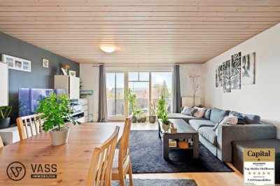 Charmante Etagenwohnung mit Balkon, Garage und Garten in Brackenheim