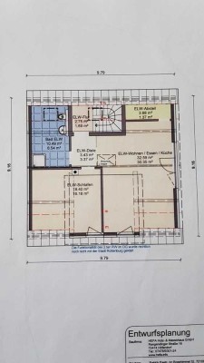 Neuwertige 2-Zimmer-Wohnung mit Einbauküche in Haldenstraße, Rottenburg