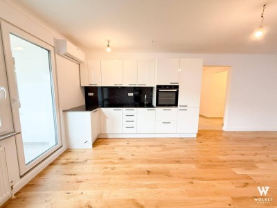 Erstbezug nach hochwertiger Kernsanierung – Stilvolle 2-Zimmer-Wohnung mit Loggia in ruhiger Lage des 20. Bezirks