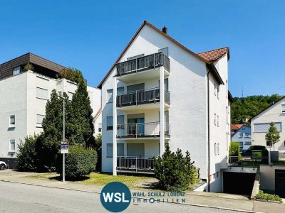 Modernisiertes Apartment mit Balkon und Tiefgaragenstellplatz in Innenstadtrandlage von Reutlingen