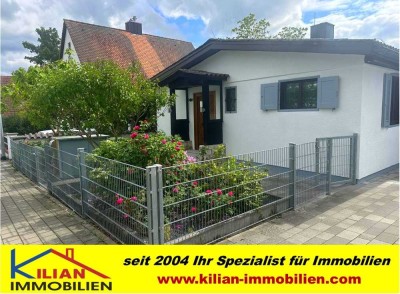 KILIAN IMMOBILIEN!  RENOVIERTER BUNGALOW MIT 93 M² WFL. IN BELIEBTER  LAGE VON  ROTH!  EBK * GARAGE