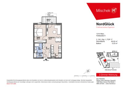 Erstbezug &amp; provisionsfrei! 2-Zimmer-Wohnung mit Balkon in Top-Lage
