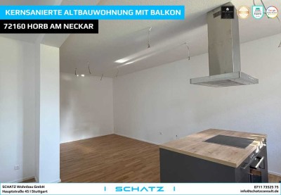Kernsanierte Altbauwohnung mit Terrasse