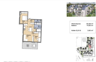 Neues Projekt in der Schwarzelackenau beim Marchfeldkanal - noch 18 Einheiten verfügbar!