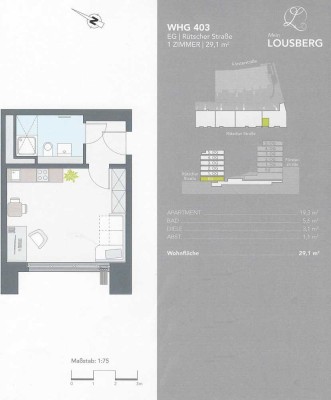 Stilvolles Neubau Apartment in Uni Nähe mit EBK