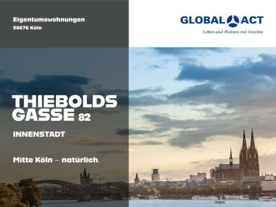 Modernes Wohnen! – Stilvolle 2-Zimmer-Eigentumswohnung in Köln-Zentrum - Thieboldsgasse 82 / WE 6