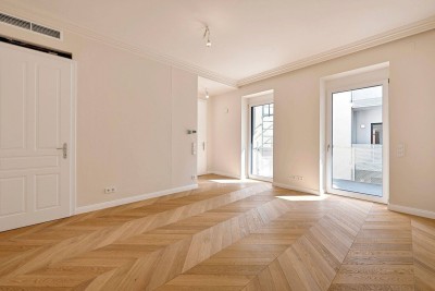 ESSENZ NO. 1 - Die neue Avantgarde des Wohnens - Apartment zur Kurzzeitvermietung in revitalisiertem Altbau