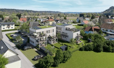 Westlich ausgerichtete Eck-Balkonwohnung mit wundervoller Aussicht! 20 km südlich von Graz im Bezirk Leibnitz!