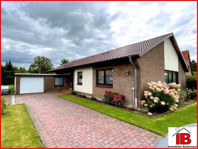 Ebenerdig und super gepflegt. Reichlich Platz in Haus und Garten