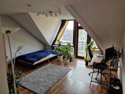 Exklusive, geräumige 1-Zimmer-Wohnung mit Balkon im Zentrum von Niederkassel