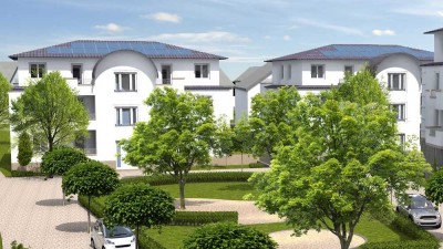 LUISENGARTEN * NEUBAU: 4-Zimmerwohnung mit eigenem Gartenanteil  * Terrasse + Balkon * Nähe ÖPNV