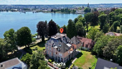 1. Seereihe! Traumhafte, bezugsfreie 6,5-Zimmer-Wohnung mit 2 TG-Stellplätzen an der KN-Seestraße