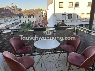 Tauschwohnung: Suche 3-Zimmer, biete zentrale 2-Zimmer