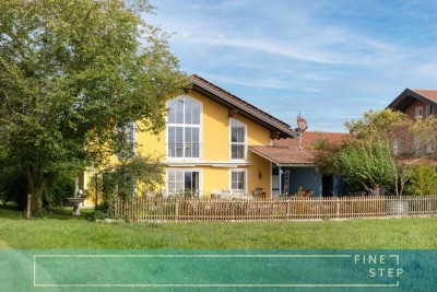 Exklusive Landhausvilla mit einmaligen Weitblick und vielseitiger Nutzungsmöglichkeit in Edling