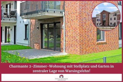 Charmante 2-Zimmer-Wohnung mit Stellplatz und Garten in zentraler Lage von Warsingsfehn!