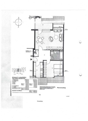 750 € - 68 m² - 2.5 Zi.