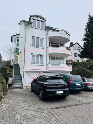 1-Zimmer-Wohnung mit Balkon, Terrasse und Stellplatz