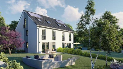 Olching wartet auf Sie: energieeffiziente Neubau-Doppelhaushälfte in familienfreundlicher Lage