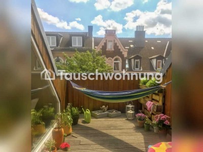 Tauschwohnung: Sonnige Dachgeschosswohnung auf Lister Meile