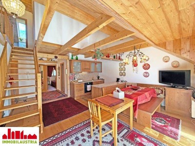 WUNDERSCHÖNE MAISONETTE MIT ÜBERDACHTER TERRASSE IN THERMEN-UND SKILIFTNÄHE