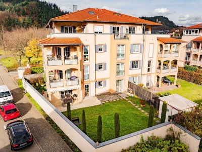 Mediterrane 4-Zimmer-Erdgeschoss-Wohnung mit Garten in beliebter Lage von Waldkirch