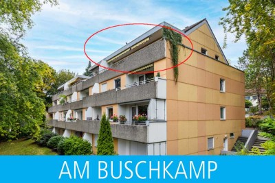 Licht, Weite & Struktur - Individuell geschnittene Dachgeschosswohnung mit toller Terrasse