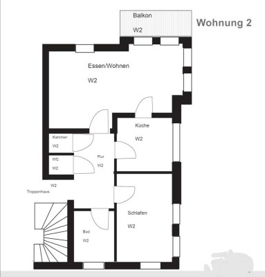 Helle 2-Zimmer Wohnung in Birkenwerder