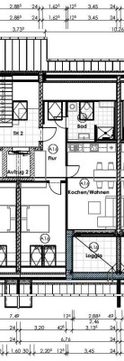 NEUBAU I Möblierte 2-Zimmer-Wohnung mit Süd-Loggia