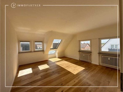 Sanierte, helle 3-Zi.-DG-Wohnung mit Cabriofenster & moderner EBK