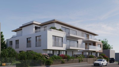 Gartenseitige 5 Zimmer Balkonwohnung und großer Küchen-Essbereich! Perfektes Wohnprojekt in herrlicher Grünruhelage in Breitensee! Höchster Wohnkomfort mit Wärmepumpe, Klima, Photovoltaik und Smart Home System!