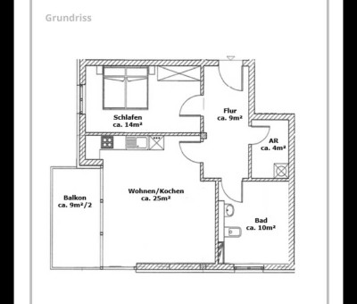 2-Zimmer-Wohnung (63 m²) im Zentrum-Süd – Nachmieter ab Januar 2026 gesucht