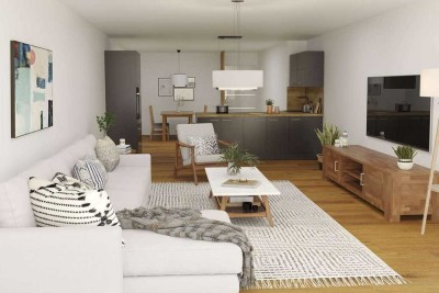 Erstbezug nach Sanierung - moderne 4-Raum-Wohnung mit EBK, Balkon und Stellplatz in Klotzsche