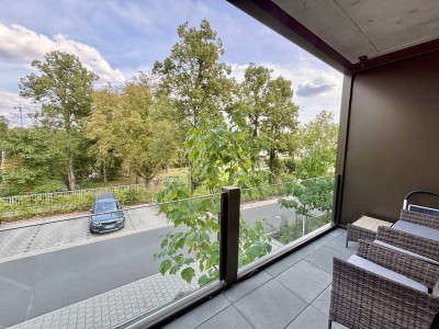 Helle und moderne 1-Zimmer-Neubauwohnung mit Balkon in Würzburg-Hubland
