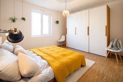 Innovative Wohnung für urbane Lifestyles mit Dachterrasse