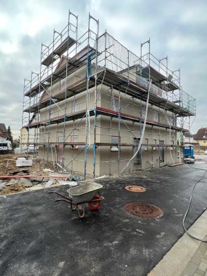 Der Rohbau ist fertig - NEUBAU DHH mit WÄRMEPUMPE in Zornheim**schlüsselfertig ** 244,48 qm Grundst.