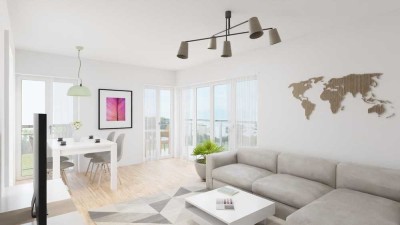 Moderne 2-Zimmer-Wohnung in Oranienburg mit Balkon und Aufzug