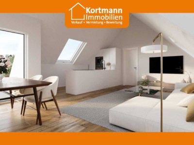 Orchestrale Studiowohnung mit großem Südbalkon in Nordwalde