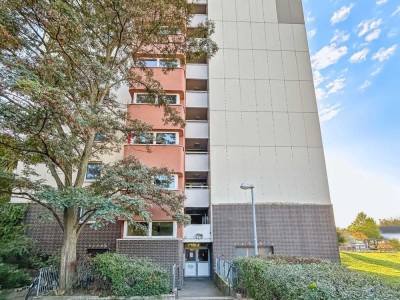 Hannover-Hainholz – Aktuell vermietete 1-Zimmer-Wohnung mit traumhaftem Ausblick im 12. Stock