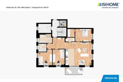 4-Raumwohnung in der Schulgarten Villa WE04