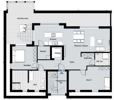 Penthouse  zur Miete - Erstbezug