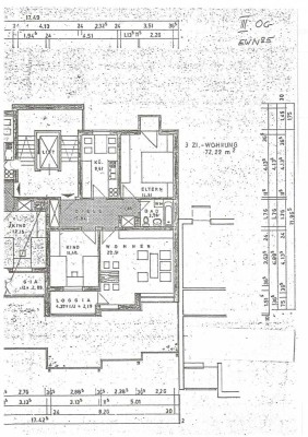 Zentral gelegene 3-Zi-Wohnung mit Loggia  in Penzberg - im Auftrag zu verkaufen