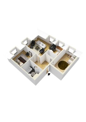 Barrierefreie 3-Zimmer-Dachgeschosswohnung direkt am Altmarkt!