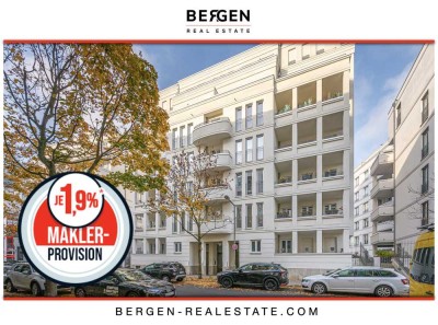 Moderne Neubauwohnung mit Balkon in Berlin-Mitte