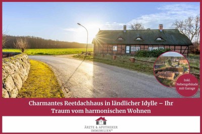 Charmantes Reetdachhaus in ländlicher Idylle – Ihr Traum vom harmonischen Wohnen