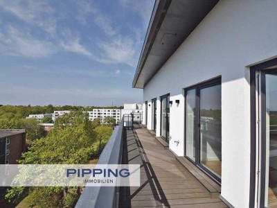 Mit traumhaftem Ausblick:
"Großzügige 4-Zimmer-Penthousewohnung in Hamburg-Lohbrügge"