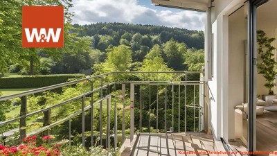 Wohlfühl Oase in Bad Abbach: Stilvolle Maisonette mit Blick ins Grüne!