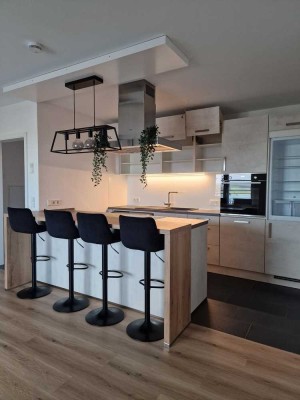 Schöne, helle Penthouse-Wohnung in Pellingen, 59m², teilmöbliert