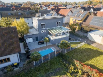 Modernes Wohnerlebnis mit Außenpool & Sauna