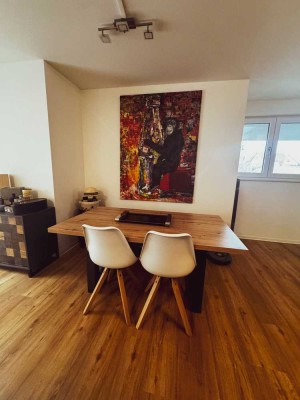 Von Privat- möbelierte 3 Zimmer Wohnung mit Terasse und Garage in Bellheim